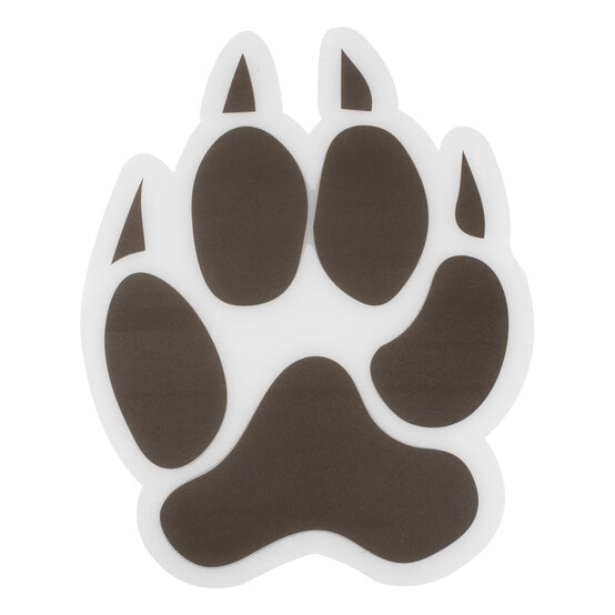 Ginger Ray Animal Pawprint Floor Stickers 6 Pack image number 1