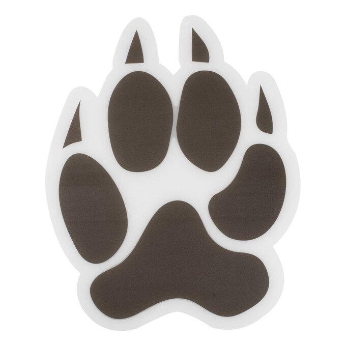 Ginger Ray Animal Pawprint Floor Stickers 6 Pack image number 1