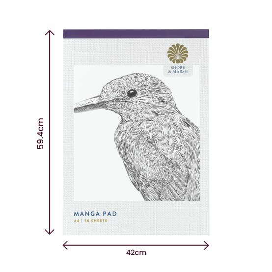 Shore & Marsh Manga Pad A4 50 Sheets image number 5