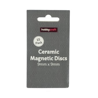 Ceramic Magnetic Discs 9mm 15 Pack image number 4