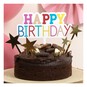 Whisk Rainbow Acrylic Happy Birthday Cake Topper image number 1