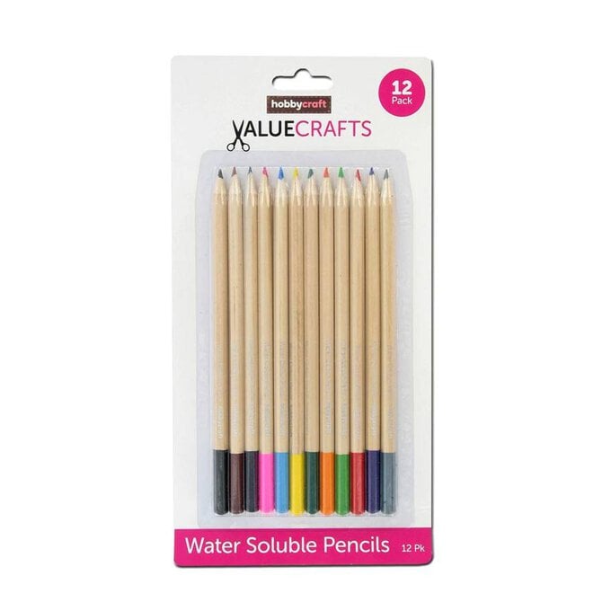 Water Soluble Pencils 12 Pack image number 1