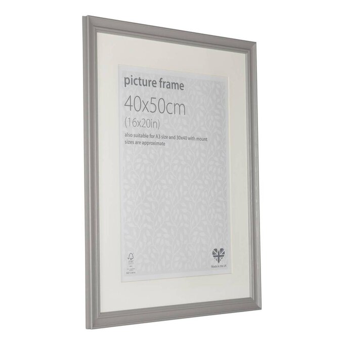 Vintage Grey Frame 40cm x 50cm Hobbycraft