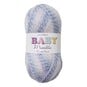 James C Brett Blue Pink Mix Baby Marble DK Yarn 100g image number 1