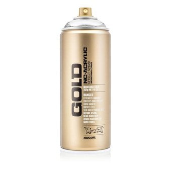 Montana Gold Silver Chrome Spray Can 400ml