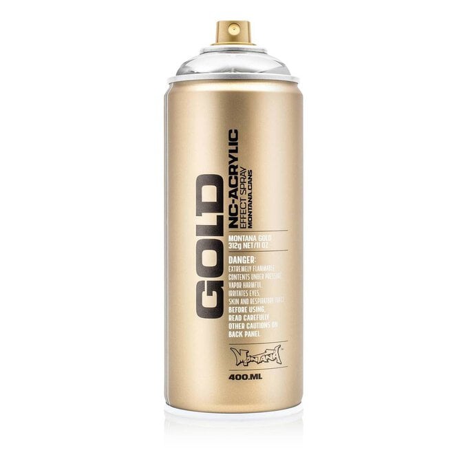 Montana Gold Silver Chrome Spray Can 400ml image number 1