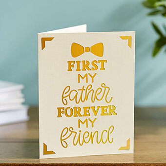 Cricut Joy: How to Make a Father's Day Aperture Card