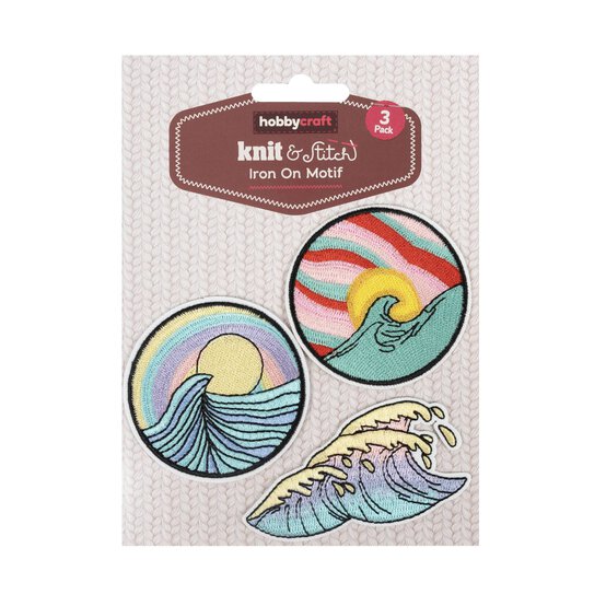 Sun and Surf Iron-On Patches 3 Pack image number 4
