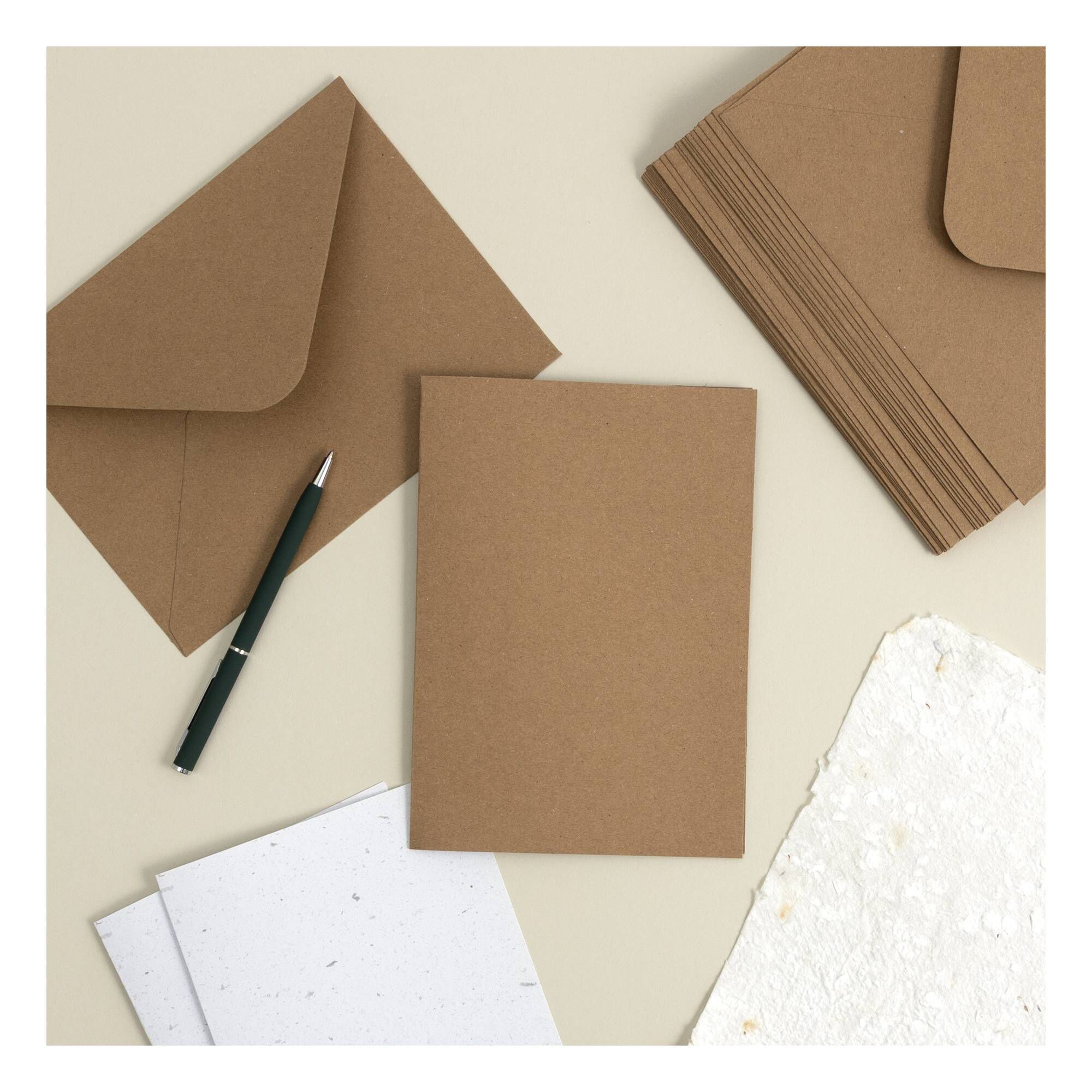 Kraft Cards 5 x 7 Inches 50 Pack | Hobbycraft