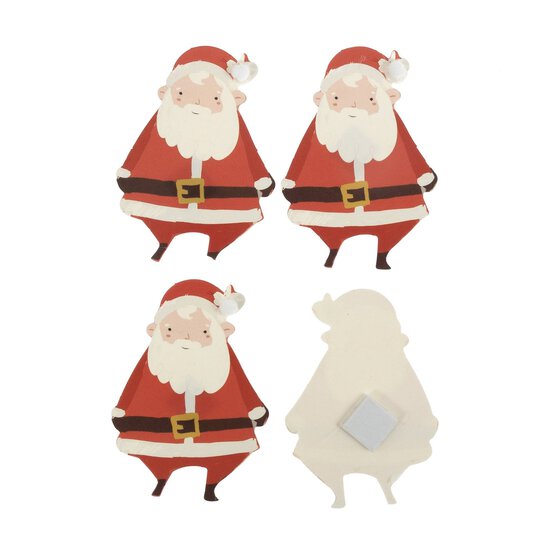 Santa Card Toppers 4 Pack image number 3