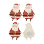 Santa Card Toppers 4 Pack image number 3