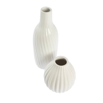 Ceramic Tear-Shaped Wavy Vase 12cm image number 5