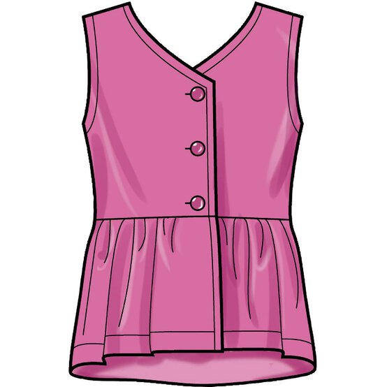 Simplicity Kids&rsquo; Separates Sewing Pattern S9281 (7-14) image number 5