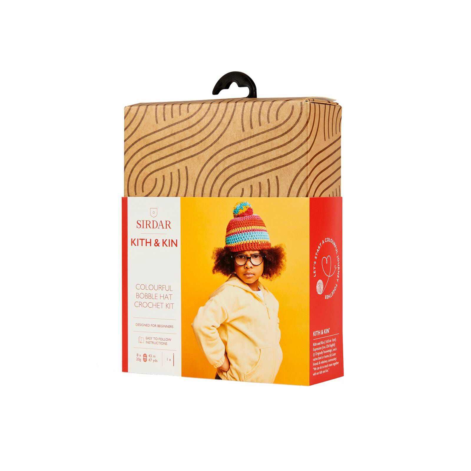 Sirdar Kith & Kin Bobble Hat Crochet Kit Hobbycraft