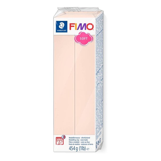 Fimo Soft Light Peach Modelling Clay 454g image number 1