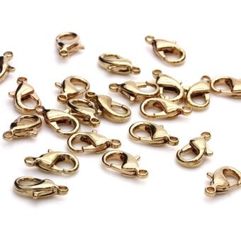 Beads Unlimited Rose Gold Plated Trigger Clasp 10mm 8 Pack