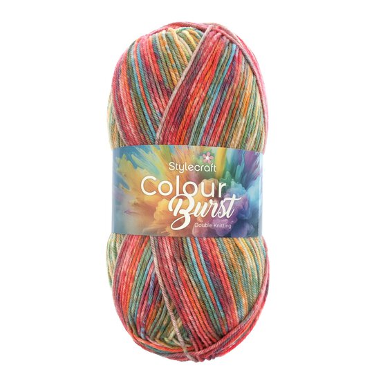 Stylecraft Sparkler Colour Burst DK 100g  image number 1
