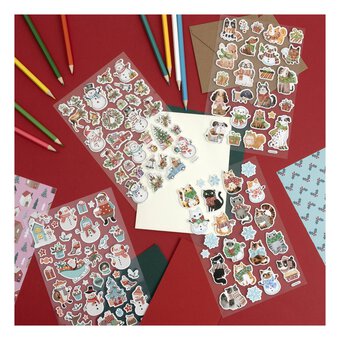Traditional Snowmen Foam Stickers