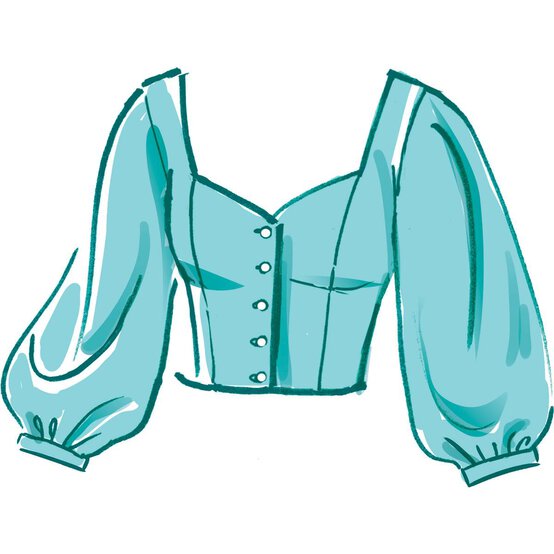 McCall’s Jennifer Top Sewing Pattern M8181 (6-14) image number 4