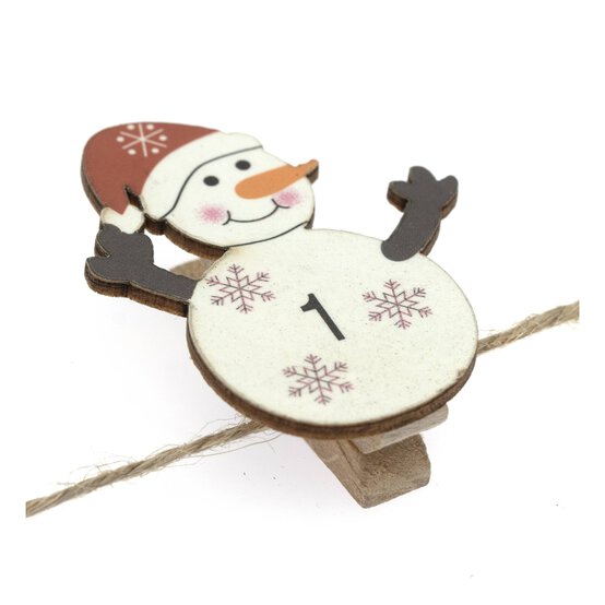 Assorted Advent Pegs 24 Pack image number 4