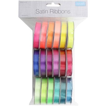 Bright Mixed Ribbons 2m 18 Pack image number 3