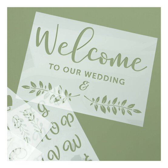 Wedding Sign Stencils 4 Pack image number 3
