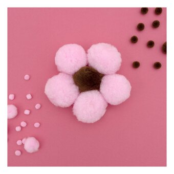 Dark Brown Pom Poms 60 Pack