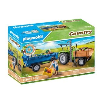 Playmobil Country Tractor with Trailer