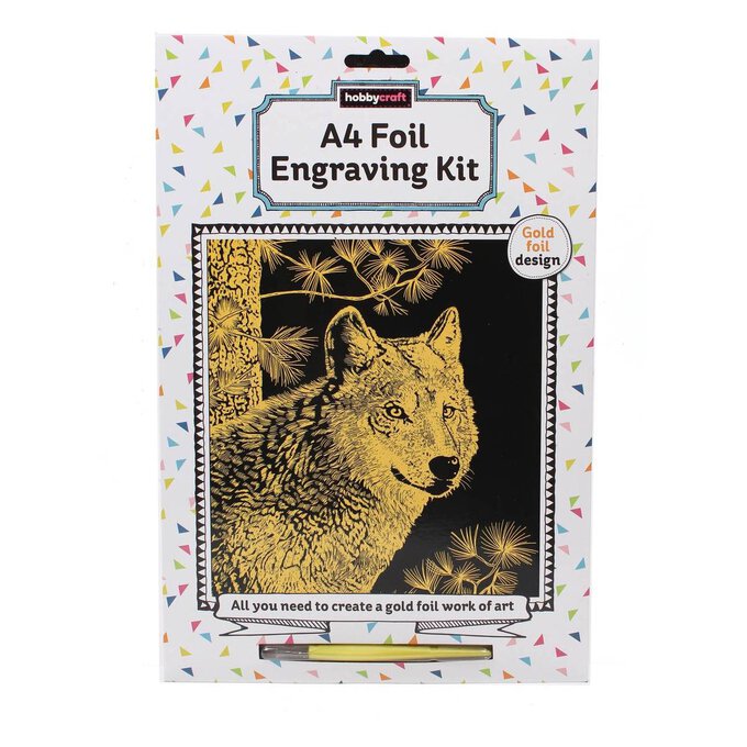 Wolf Foil Engraving Kit A4 image number 1
