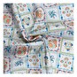 Island Haven Tropical Tiles Cotton Fabric by the Metre image number 1
