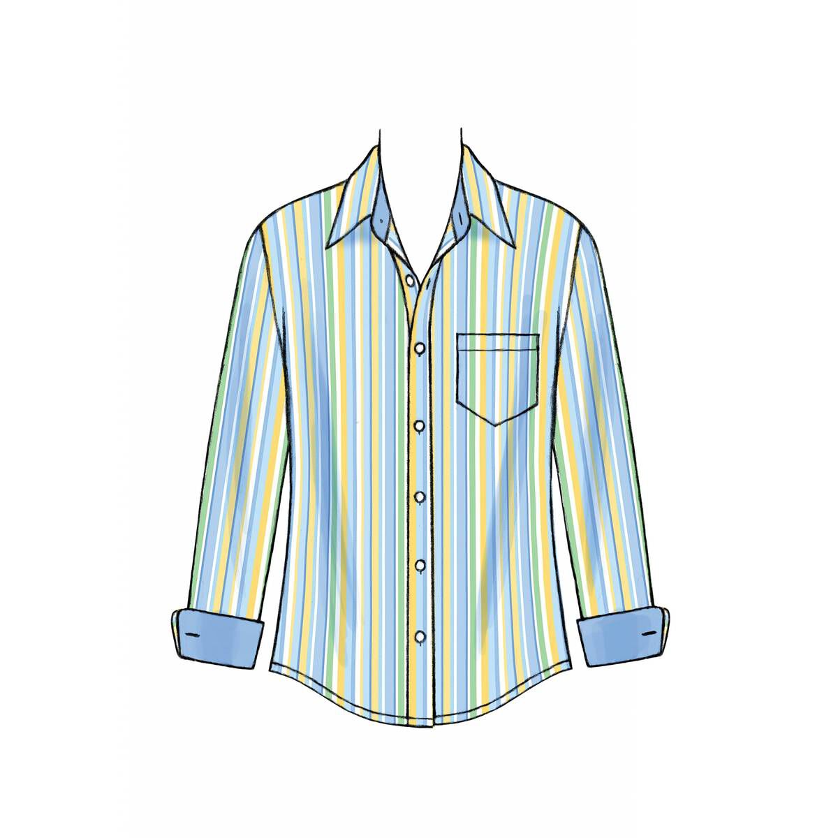 McCall’s Men’s Shirts Sewing Pattern M6044 (XL-XXXL) | Hobbycraft