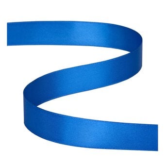 Royal Blue Double-Faced Satin Ribbon 18mm x 5m image number 2