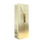 Gold and Cream Distressed Bottle Gift Bag 13cm x 35.5cm image number 1