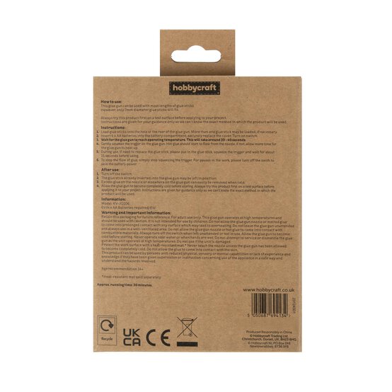 Pink Mini Hot Melt Glue Gun image number 4