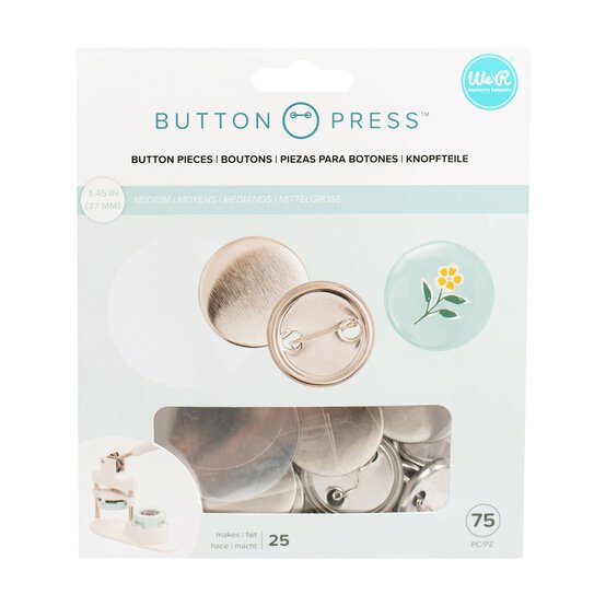 We R Makers Button Press Medium Button Pieces 25 Pack  image number 1