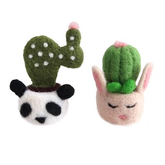 Cacti Felting Kit 2 Pack