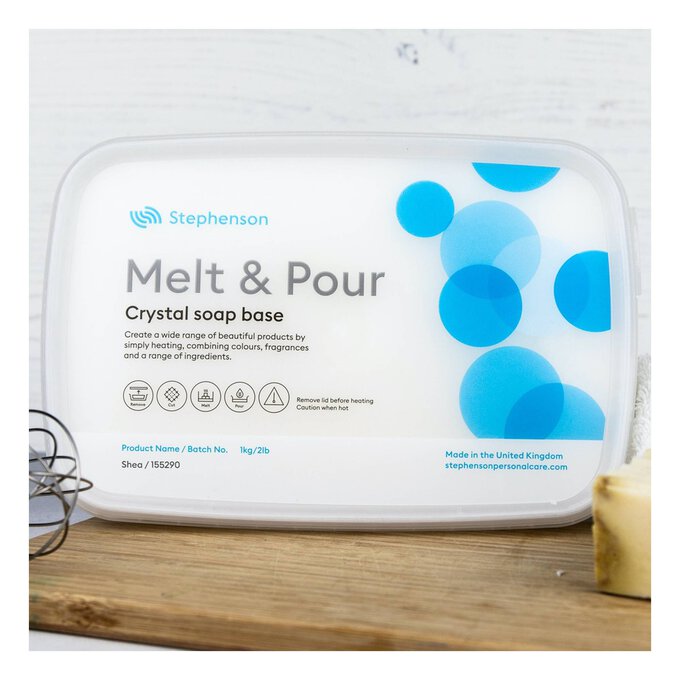 Melt and Pour Oatmeal and Shea Butter Soap Base 1kg image number 1