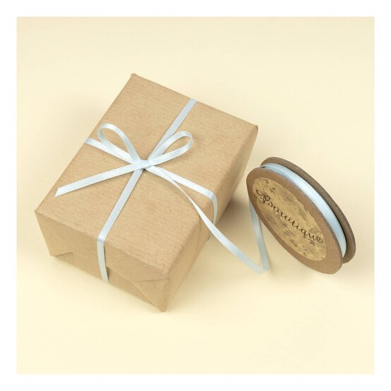 Light Blue Double-Faced Satin Ribbon 3mm x 5m image number 3