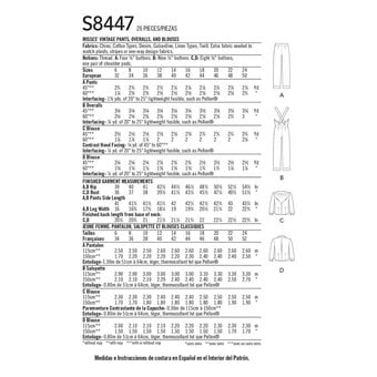 Simplicity Vintage Separates Sewing Pattern S8447 (6-14) image number 2