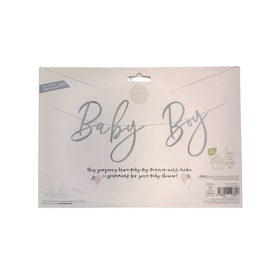 Blue Baby Boy Card Banner 2m image number 3