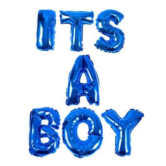 Blue It’s a Boy Foil Balloon Set