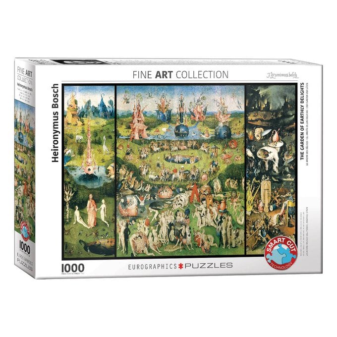 Eurographics Garden of Earthly Delights Jigsaw Puzzle 1000 Pieces image number 1