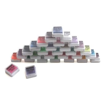 Assorted Mini Ink Pads 30 Pack