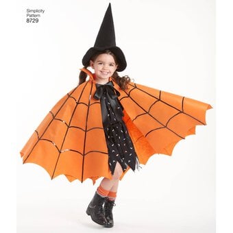Simplicity Kids’ Cape Costume Sewing Pattern 8729 (S-L) image number 6
