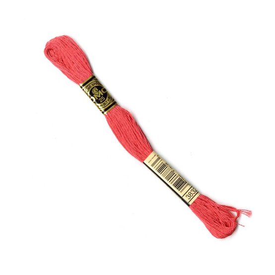 DMC Pink Mouline Special 25 Cotton Thread 8m (3832) image number 1