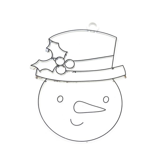 Snowman Suncatcher Kit  image number 3