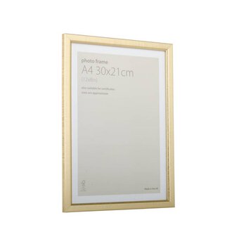 Gold Effect Picture Frame A4