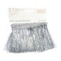 Create & Celebrate Silver Foil Tassel Fringe Garland 1.6m image number 4