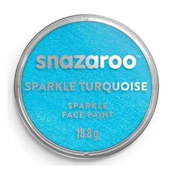 Snazaroo Turquoise Sparkle Face Paint 