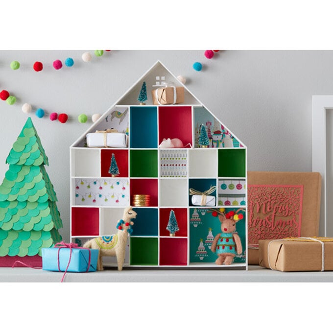 How to Make a Colourful Advent House image number 1
